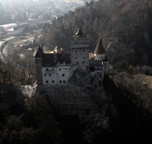 Helicopter tour over Bran Castle aka Dracula's Castle